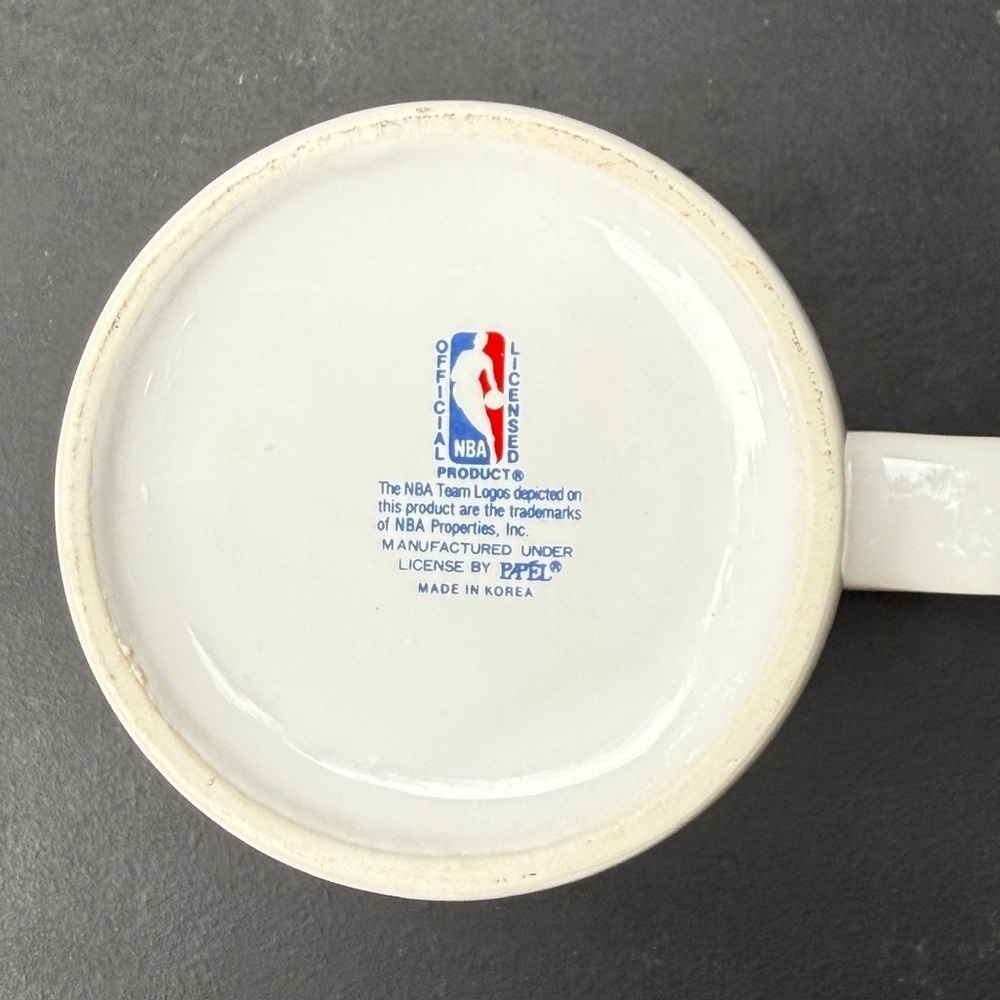 Vintage Los Angeles Lakers NBA Mug Yellow Purple Team Logo - Picture 3 of 3